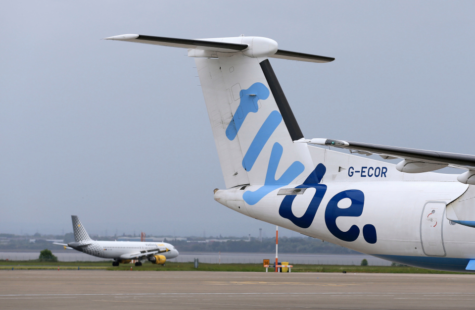 Flybe plane tail